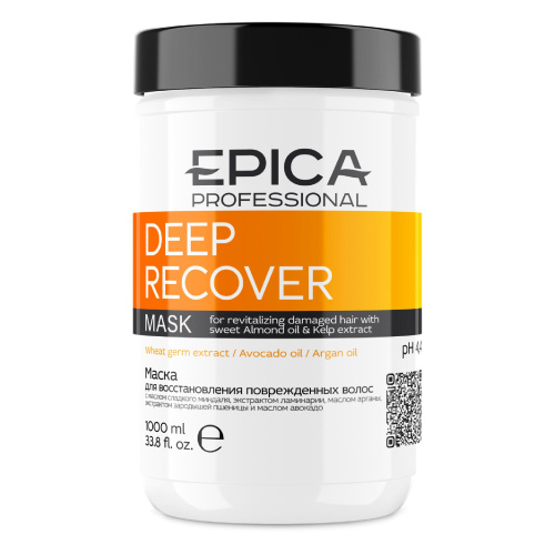 EPICA Professional Deep Recover маска д/восстановления волос миндаль и ламинария 1000мл